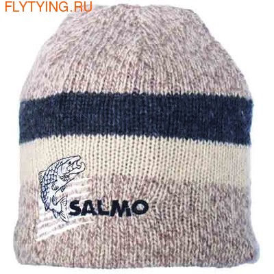 Классическая шапка тонкой вязки Salmo 44
