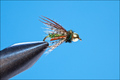 14160 Мушка нимфа Bead Head Caddis Pupa Green