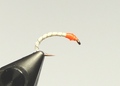 14165 Мушка нимфа OKAY DOKAY WHITE/ORANGE