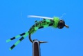 14049 Мушка нимфа BH Prince Nymph Rubber Leg Hot Green