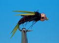 14059 Мушка нимфа Epoxy Back Hare's Ear - Black
