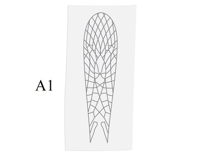 J:son&Co 58305 Заготовки для имитаций крылышек Realistic Wing Material for Stoneflies (фото, вид 5)