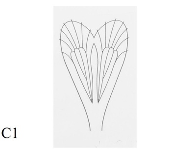J:son&Co 58307     Realistic Wing Material For Caddis Adult (,  1)
