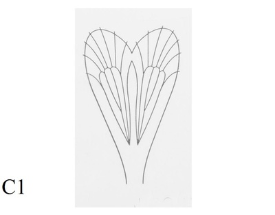J:son&Co 58307 Заготовки для имитаций крылышек Realistic Wing Material For Caddis Adult (фото, вид 1)