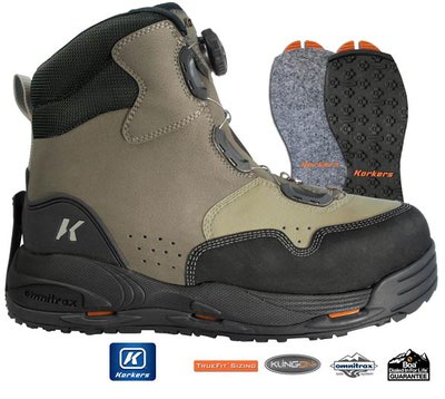 Korkers 70326 ��������� ������� Metalhead Fishing Boot (����, ��� 1)