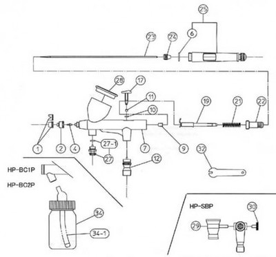 Toho 41481  Airbrush Starter Kit (,  2)