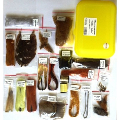 4Trouts 59509 Набор материалов для вязания мушек из меха оленя Muddler-Goddard Flies Set (фото, вид 1)