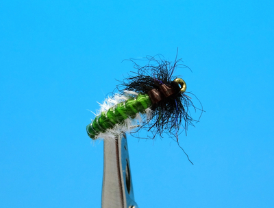 Artflies 14393    Vinyl Back Caddis Larva Green (,  1)