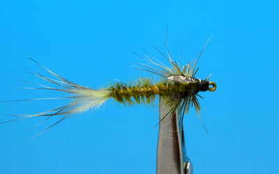 Artflies 14395    Realistic Extended Body Swimming Nymph Olive (,  1)