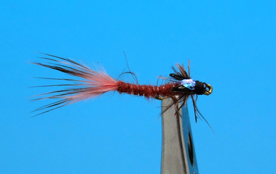 Artflies 14401 Realistic Extended Body Swimming Nymph Flashback Red Brown (,  1)