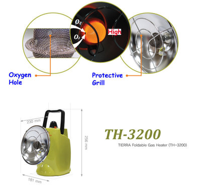 Tierra Co. Ltd 81525    Portable Gas Heater (,  3)