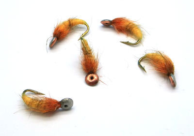 Mikkus & Caddis 14506   Caddis Larva Pigweed Jig Style Nymph (,  1)