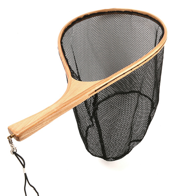 SFT-studio 81116      Wood Handle Curved Fishing Net (,  2)