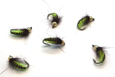 Mikkus & Caddis 14516   Striped On A Rock Pale Yellow Chartreuse (, Mikkus & Caddis Striped On A Rock Pale Yellow Chartreuse)