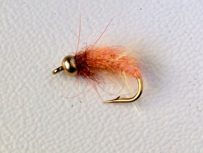 Mikkus & Caddis 14217    BH Fluffy Caddis Larva Orange (,  2)