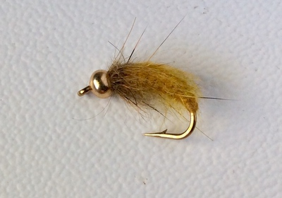 Mikkus & Caddis 14232     BH Fluffy Caddis Larva Golden Olive (,  1)