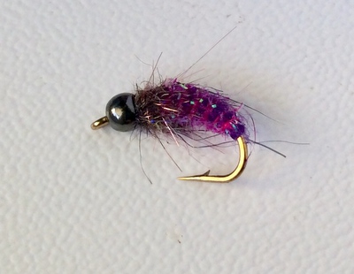 Mikkus & Caddis 14234     BH Fluffy Caddis Larva Purple (,  1)