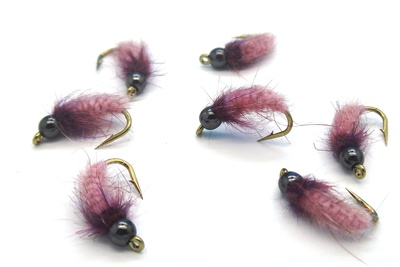 Mikkus & Caddis 14229     BH Fluffy Caddis Larva Pinkish Lavender (,  2)