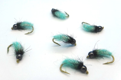 Mikkus & Caddis 14236     BH Fluffy Caddis Larva Anyui Green (,  2)