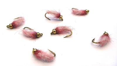 Mikkus & Caddis 14240     BH Fluffy Caddis Pupa Bloody Cream (,  2)