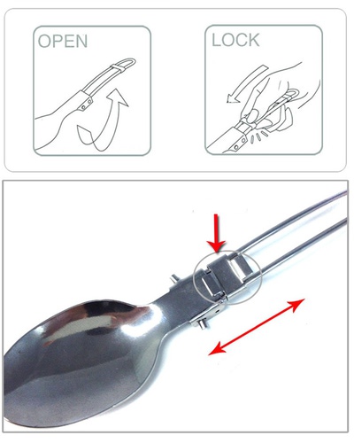 Selpa 81162 Набор столовых приборов в чехле Portable Spoons (фото, вид 3)