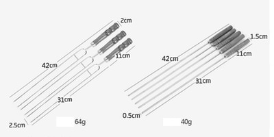 Selpa 81434    Outdoor BBQ Skewer Set (,  5)