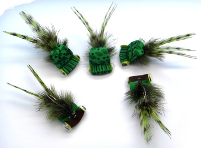 Pacific Fly Group 15382   Chip's Peeper Frog Olive (,  2)