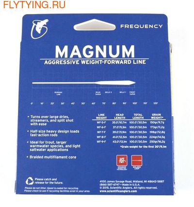 SCIENTIFIC ANGLERS 10340   Frequency Magnum Glow Line (, SCIENTIFIC ANGLERS Frequency Magnum Glow Line)