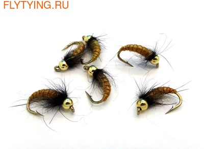 Mikkus & Caddis 14522    GH Caddis Larva Ginger Dk. (, us & Caddis GH Caddis Larva Ginger Dk.)