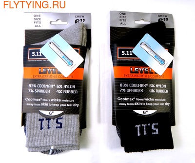 5.11 70438  Level 2 6" Sock (, 5.11 Level 2 6