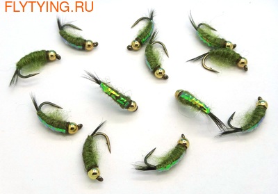 Pacific Fly Group 14524   Bead Scud Olive (, Pacific Fly Group Bead Scud Olive)