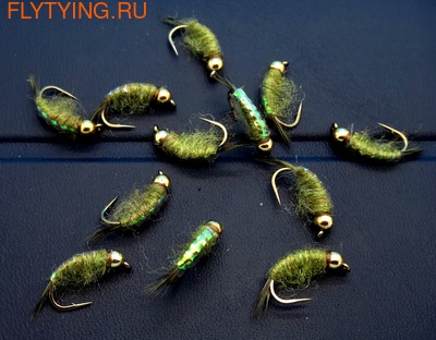 Pacific Fly Group 14524   Bead Scud Olive (, Pacific Fly Group Bead Scud Olive)