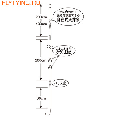 Gamakatsu 21258    Keiryu Free Type Ceiling Thread Perfect Device KE-116 (,  1)