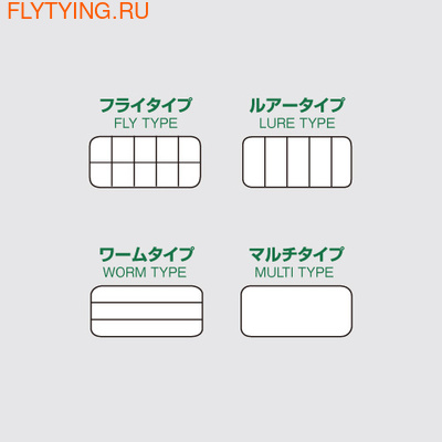 Meiho / Versus 81575  System Case VS Fly Type (,  4)