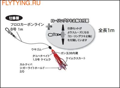 Nakazima 19414    Salmon Fukase Rig (,  1)