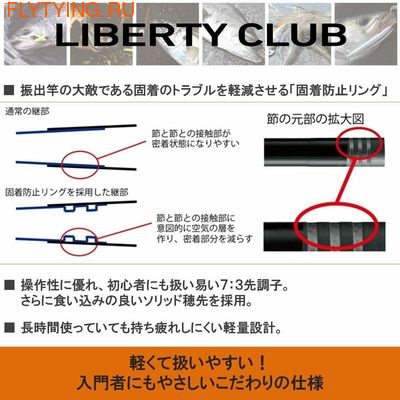 Daiwa 10914 Удилище Liberty Club Bannou Kotsugi Q (фото, вид 2)