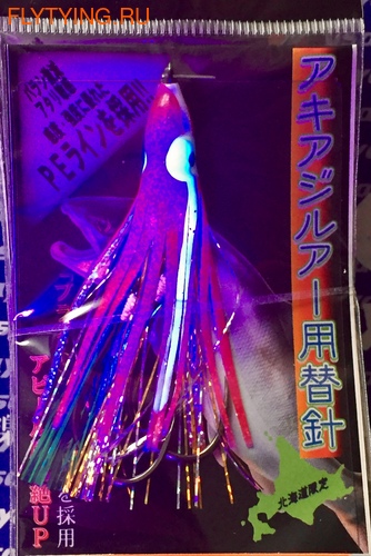 Hayabusa 19417   Aki aji Lure Spare Hook Red Lame Luminous line BS430 (,  1)