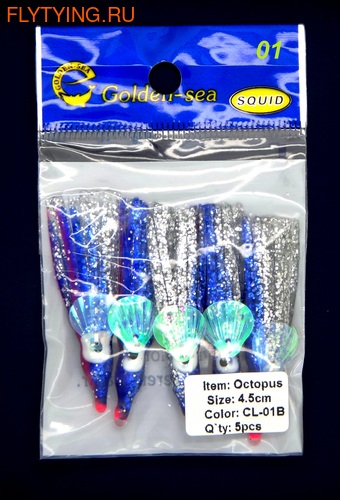 Golden-Sea 19385    Flash Squid with Shell 45 (,  1)