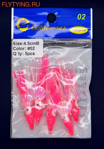 Golden-Sea 19385    Flash Squid with Shell 45 (,  2)