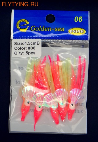Golden-Sea 19385    Flash Squid with Shell 45 (,  8)