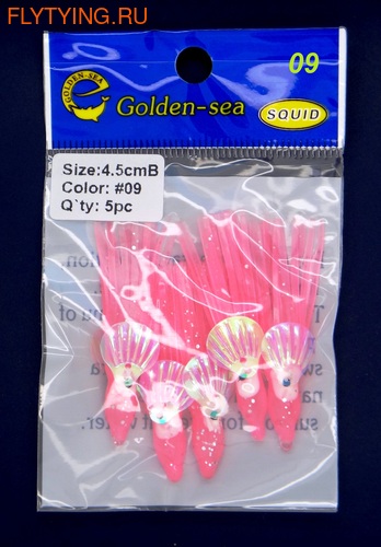 Golden-Sea 19385    Flash Squid with Shell 45 (,  11)