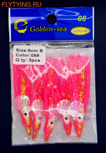 Golden-Sea 19388    Flash Squid with Shell 60 (,  7)