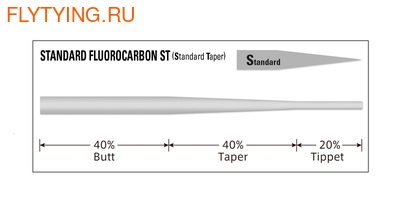 VARIVAS 10639   ST Tapered Leader Standard Fluoro (,  1)