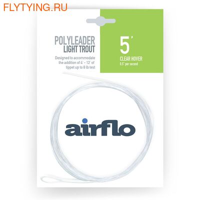 Airflo 10511  Light Trout Poly Leader 5ft (,  2)