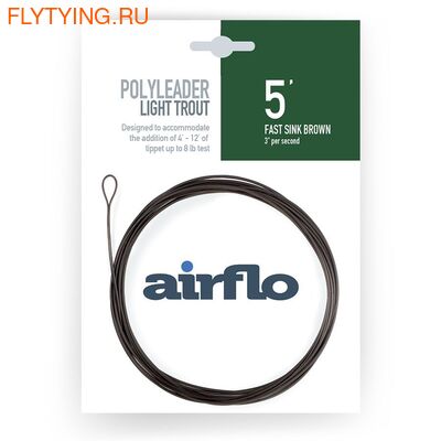 Airflo 10511  Light Trout Poly Leader 5ft (,  5)
