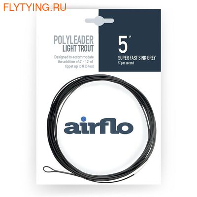 Airflo 10511  Light Trout Poly Leader 5ft (,  6)