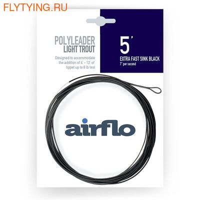 Airflo 10511  Light Trout Poly Leader 5ft (,  7)