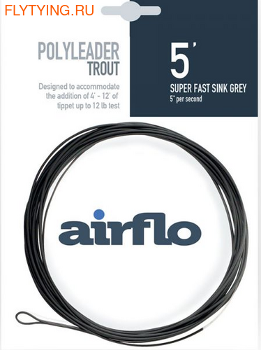 Airflo 10522  Trout Poly Leader 5ft (,  6)