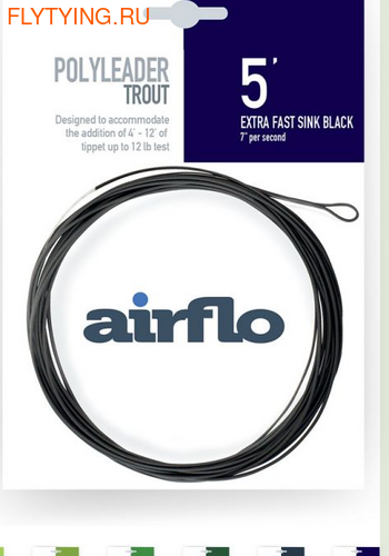 Airflo 10522  Trout Poly Leader 5ft (,  7)