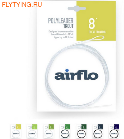 Airflo 10512  Trout Poly Leader 8ft (,  1)
